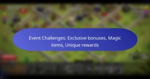 Read more about the article Event Challenges: Exclusive bonuses, Magic items, Unique rewards