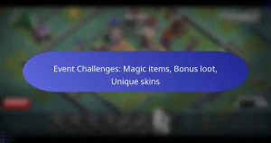 Read more about the article Event Challenges: Magic items, Bonus loot, Unique skins