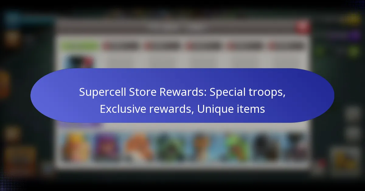 Read more about the article Supercell Store Rewards: Special troops, Exclusive rewards, Unique items
