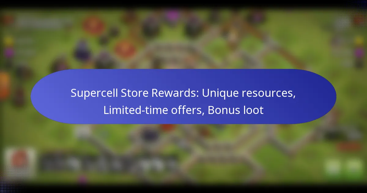 Read more about the article Supercell Store Rewards: Unique resources, Limited-time offers, Bonus loot