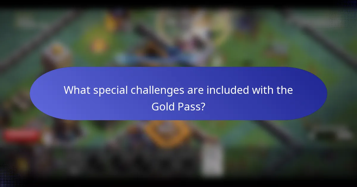 What special challenges are included with the Gold Pass?