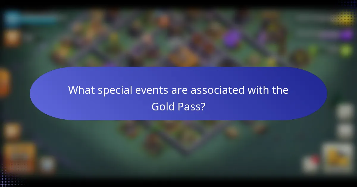 What special events are associated with the Gold Pass?