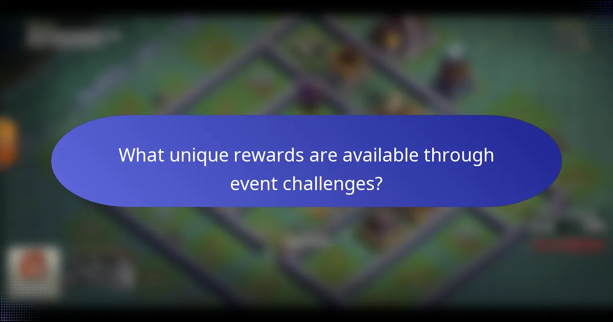 What unique rewards are available through event challenges?